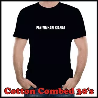 Kaos Panitia Hari Kiamat Warna Hitam