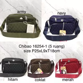 TERMURAH Tas Chibao 16254-1 / Chi bao / Slempang / Selempang / Sling bag / Slingbag / Tas Wanita