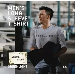 kaos pria distro / greenlight official store / kaos lengan panjang pria / kaos pria / kaos oblong pria / kaos panjang pria / kaos greenlight original / kaos pria distro original asli bandung / baju anak anak laki laki -Greenlight Panjang Kapital