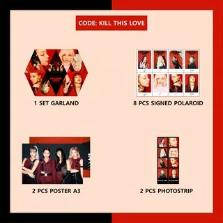 PAKET HEMAT PAHE BLACKPINK KILL THIS LOVE SQUARE UP