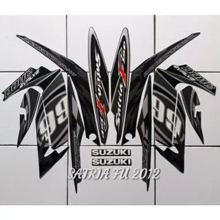 STRIPING STICKER LIS LES POLET BODY MOTOR SUZUKI SATRIA FU 2012