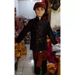 baju adat tradisional beskap sunda//pakaian adat nusantara beskap sunda ukuran TK.SD.SMP