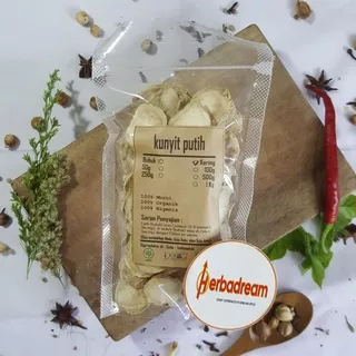 1 KG KUNYIT PUTIH KUNIR PUTIH WHITE CURCUMA ALBA SIMPLISIA DRIED KERING