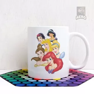 Mug Keramik Disnep Princess Princesses Portraits