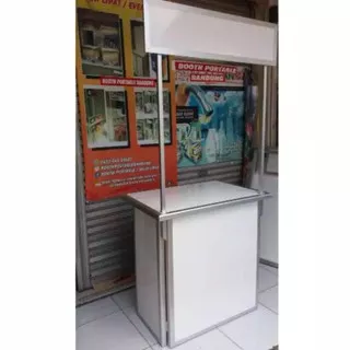 BOOTH PORTABLE/MEJA LIPAT PORTABLE/MEJA LIPAT ALUMUNIUM/MEJA LIPAT DAGANG