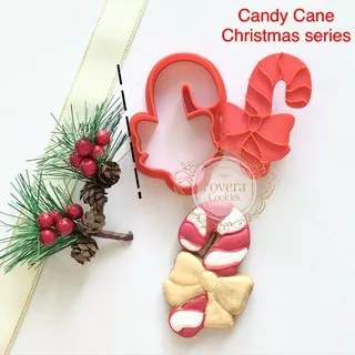 Candy Cane CHRISTMAS COOKIE CUTTER. Cetakan Christmas cookies