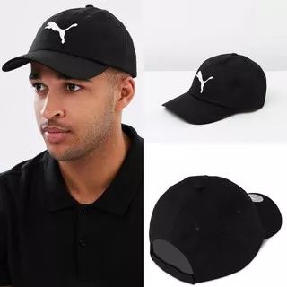 Topi Puma one Cat Original warna Hitam