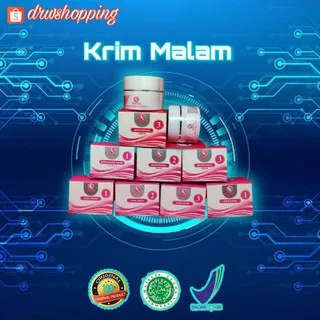 Krim Malam Jerawat Pencerah Wajah Glowing Bpom Ibu Hamil Menyusui Drw Skincare Original