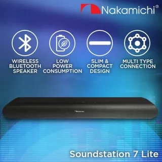 Nakamichi Soundstation 7 LITE Soundbar Audio Speaker Wireless New Original Garansi Resmi