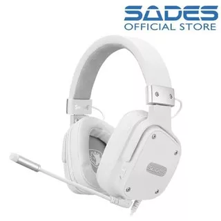 Sades SnowWolf - Headset Gaming - Putih