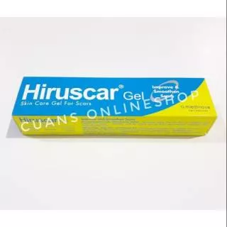 Hiruscar Gel 20 Grram. Gel Penghilang Bekas Lupa Pada Kulit Original