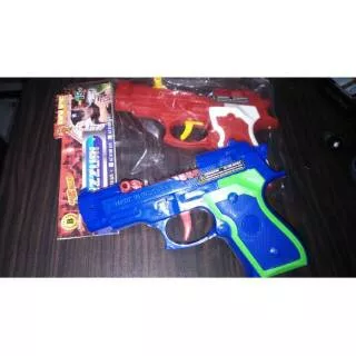 Mainan Pistol Petasan Peluru Pentul Korek Api Azzuri New Match The Gun