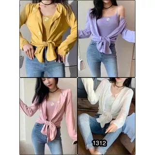 Vonny Cardigan Set Import 1562#*