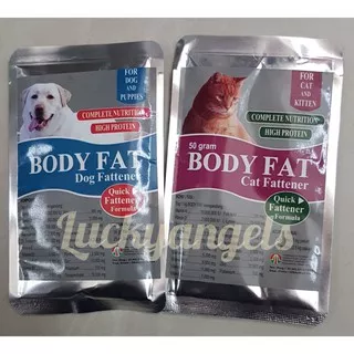 Body Fat Dogs/Puppies And Cat/Kitten Fattener 50gram - Penggemuk Anjing Dan Kucing Original