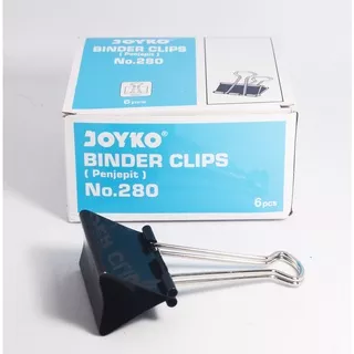 BINDER CLIP / PAPER CLIP JOYKO / KENKO NO. 280 ( 6 PCS )