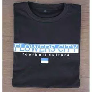 kaos t-shirt flower city football culture bobotoh viking persib bandung