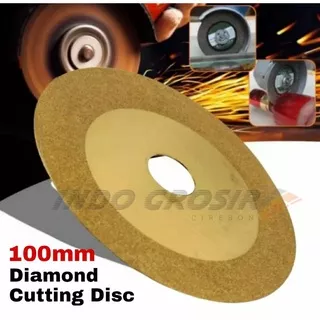 Cutting Disc Diamond Wheel 4 Mata Potong Kaca Batu Akik Keramik Marmer 4 Inch Mata Pisau Gerinda