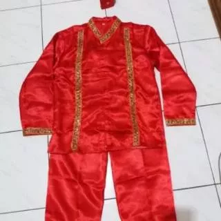 Pakaian Adat Makassar - Baju Bodo Pria (anak-anak)