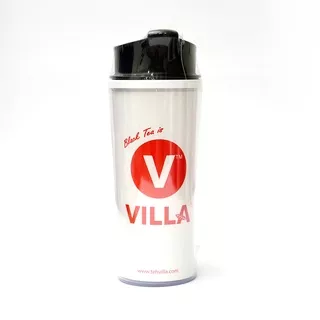 Teh Villa, Tumbler Classic Putih Non Strainer - Tumbler, Botol Minum