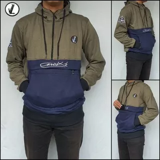 SWRATER CAGOULE / JAKET SWEATER DORAEMON PRIA / BAHAN COTTON FLECEE ALL SIZE