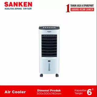 Air Cooler Sanken SAC38 / Kipas Angin AC (Air Cooler) Penyejuk Udara SAC-38 + Remote + Free Baterai.
