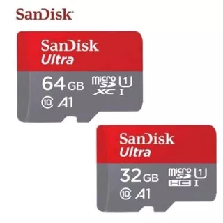 SanDisk Ultra MicroSDHC/16GB,32GB,64GB,128GB,256GB Class 10 - Kartu Memori MicroSDMEMORI ADAPTOR TO ADAPTOR MICRO SD MEMORY