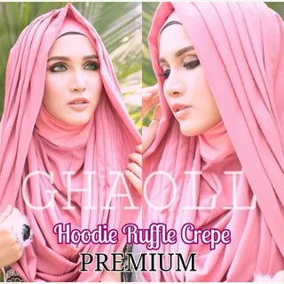 Hoodie Ruffle Crepe Premium by Ghaoll