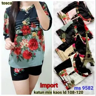 9582 blouse import katun ld 108-120