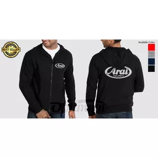 HOODIE ZIPPER ARAI HELMETS JAKET KEREN