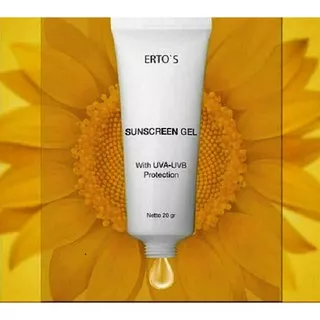 [ ERTOS ] SUNSCREEN GEL -SUN SCREEN GEL~ SUNBLOCK ~ PELINDUNG MATAHARI