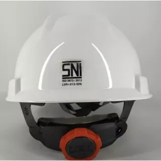 Helm Safety MSA V-Gard Lokal+Fastrack Putih + Tali Dagu Termurah Berkualitas