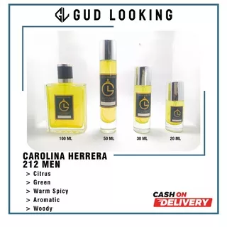 Parfum Refill Carolina Herrera 212 Men / Parfum Carolina Herrera 212 Men