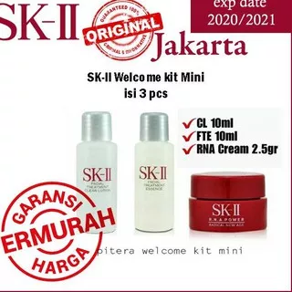 ??Terlaku,! SK-II /SKII / SK II /sk2/ sk Pitera Welcome Kit Anti Aging mini size/ FTE set/pemula [si