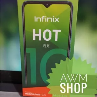Infinix Hot 10 Play 4/64GB Garansi Resmi Infinix Indonesia