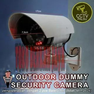 OUTDOOR Fake CCTV Camera / Dummy Fake Security Camera CCTV Palsu Security