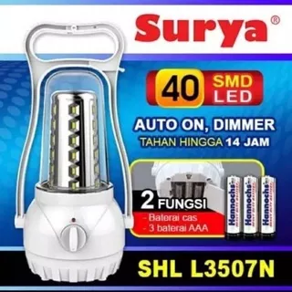 SURYA LAMPU LED EMERGENCY DARURAT LENTERA SHL 3507N