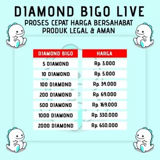 DIAMOND BIGO LIVE MURAH | TOPUP DIAMOND
