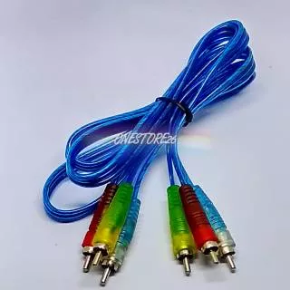 KABEL RCA/KABEL DVD/KABEL VIDEO-AUDIO TRANSPARAN 3X3