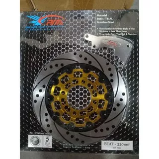 DISC BRAKE PIRINGAN CAKRAM DEPAN PSM BEAT VARIO GENIO SCOOPY UK 220MM