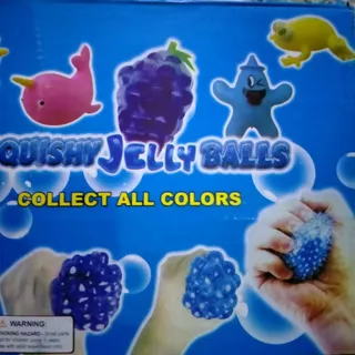 SQUISHY JELLY BALLS STRES BALL BOLA PENCET BOLA ANGGUR GROSIR