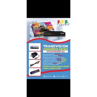 Receiver Parabola Transvision Nusantara HD Tanaka Strawberry S2