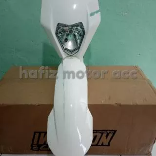 Spakbor depan ktm 250 2017 lampu depan ktm 250 2017 slebor depan ktm 250 2017 reflektor ktm 250 2017