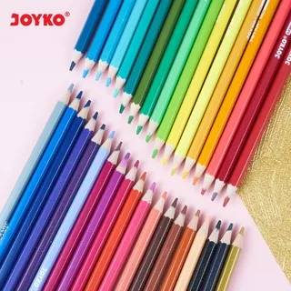 COD Joy KTB Pensil Warna Joyko 24 Panjang 12 Panjang 12 Bisa Dihapus 12 Pendek Woodles Colour Pencil Pensil Warna Kayu