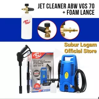 (Paket) Foam Lance + ABW VGS 70 H&L Jet Cleaner Mesin Cuci Mobil Motor Steam Listrik