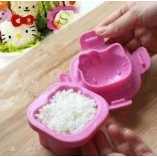 Cetakan Nasi Telur kity Rice Egg Mold Bento Tools Motif Bentuk Karakter Lucu Hello Kitty HK |Bayar