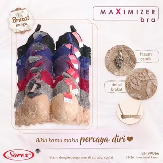 Sorex Maximizer Bra Push Up 99066 Bra Kawat Busa Tebal Cup Kecil 34183