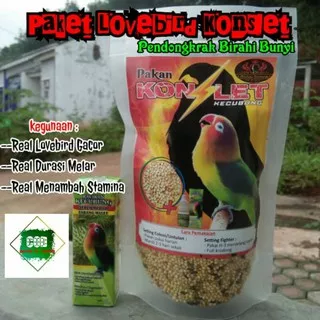 ORIGINAL !!! Pakan Kenceng Lovebird Konslet Vitamin Lovebird Kecubung