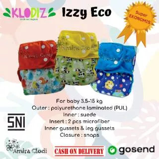 Clodi Klodiz Izzy Eco | Cloth diapers | popok kain modern | popok cuci ulang