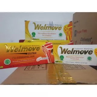 STRIP Welmove Ultra Suplemen Makanan Kesehatan Sendi Isi 5 Vitamin Tulang Kaplet