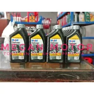 Oli pelumas diesel murah Mobil Delvac Mx 1liter 15w-40 original longdrain mdmx  oli mobil oli motor